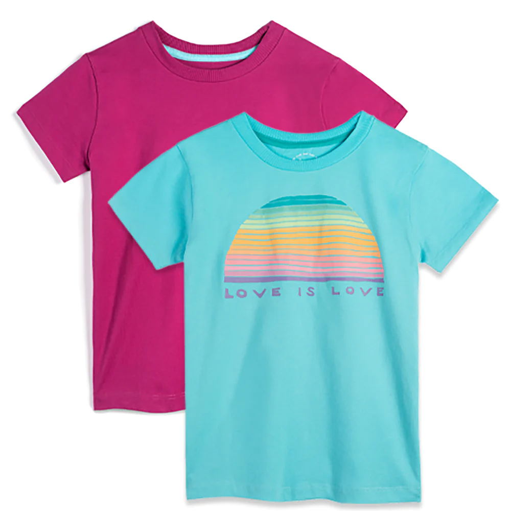 Mightly Girls Rainbow Love T-Shirt size: 2-5T